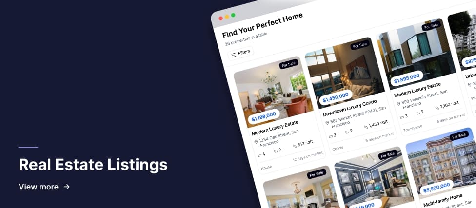 Real Estate Listings